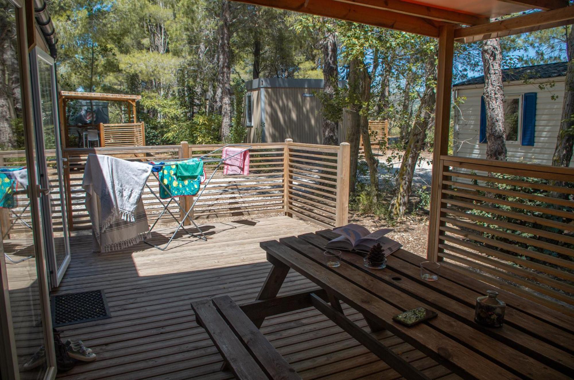 Camping La Peiriere Tuchan Eksteriør bilde